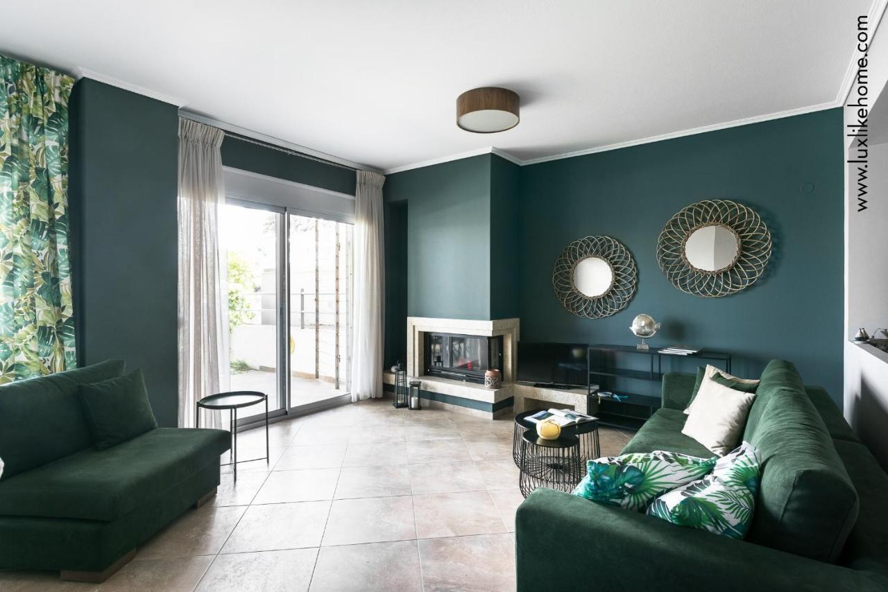 #Luxlikehome - Mediterranee Beachfront Summer House Kalyves Polygyrou Exterior photo