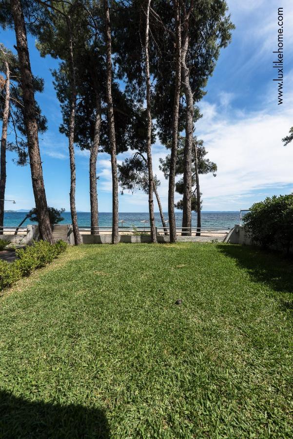 #Luxlikehome - Mediterranee Beachfront Summer House Kalyves Polygyrou Exterior photo